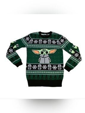 Star Wars The Child Green Holiday Sweater - Men